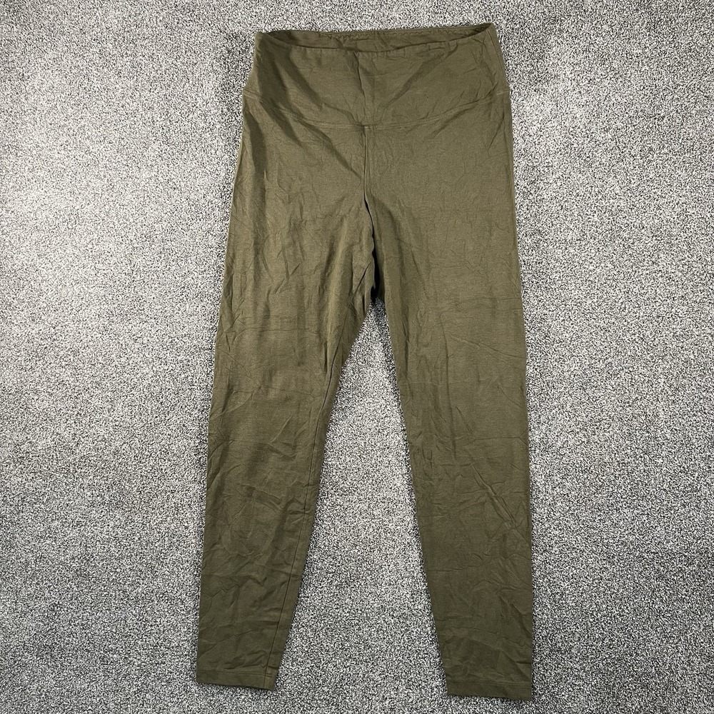 PINK Victoria’s Secret Women’s XL Olive Green Leggings Yoga Pants